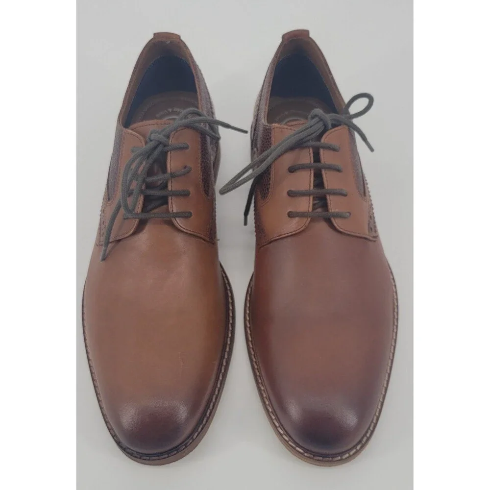 Thomas and Vine Genuine Leather Dress Shoes Mens Size 10